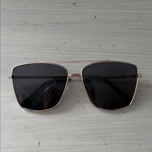 Oversized Black Square Sunglasses